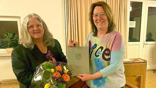 Gratulation an Frau Ute Wagner für 50 Jahre Kirchenchor-Mitgliedschaft